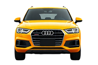 Yellow Audi SUV